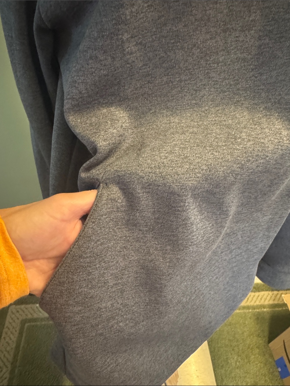 Nike Gray Men's Hooded Pullover Sweatshirt - Picture 6 of 8